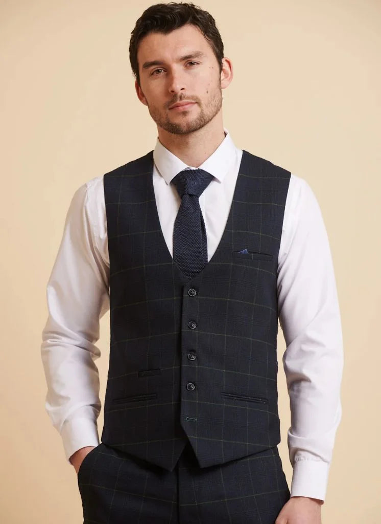 Marc Darcy - Weste Navy Edison Greenline