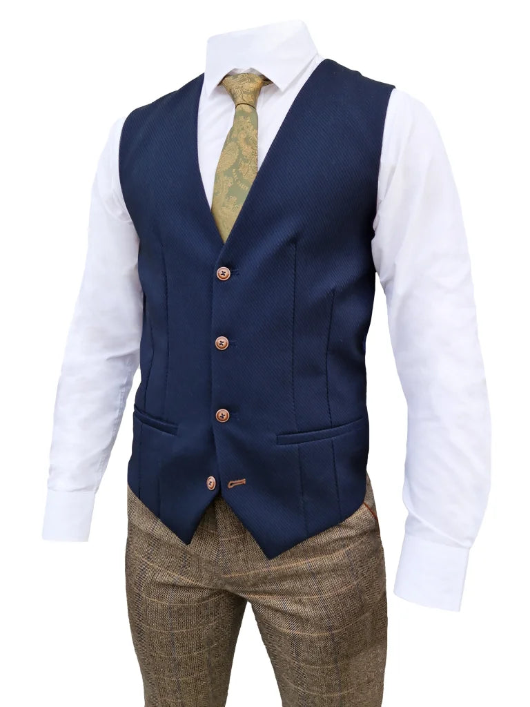 Mix and Match - 3 - teiliger Herrenanzug Herringbone