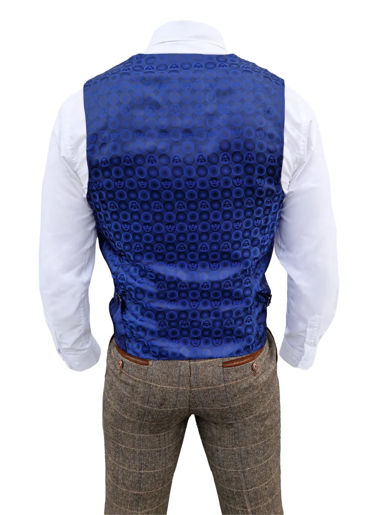 Mix and Match - 3 - teiliger Herrenanzug Herringbone