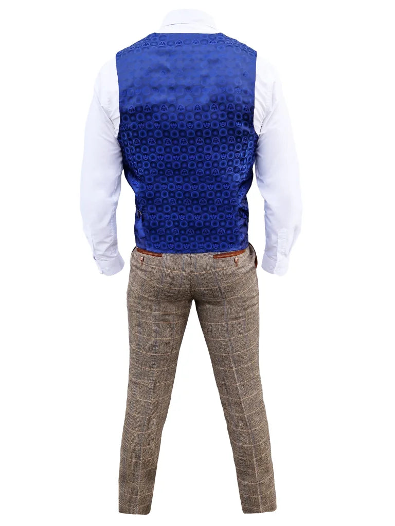 Mix and Match - 3 - teiliger Herrenanzug Herringbone