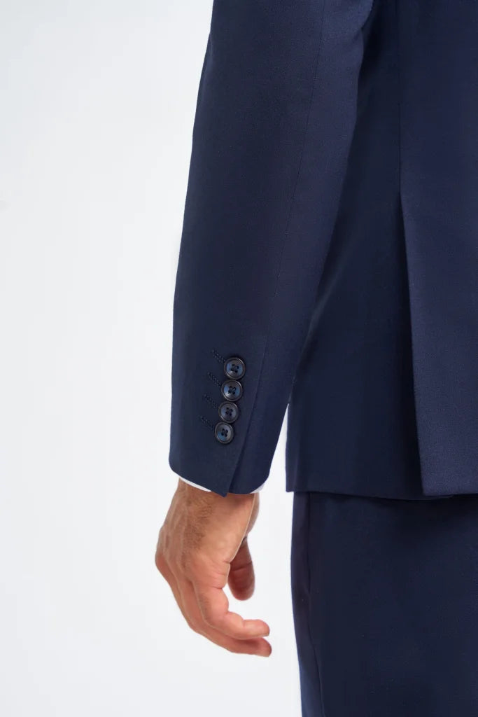 Zweiteiliger Herrenanzug – Cavani James Navy Super 130s