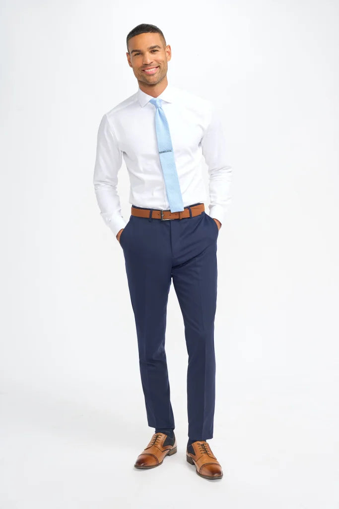 Zweiteiliger Herrenanzug – Cavani James Navy Super 130s