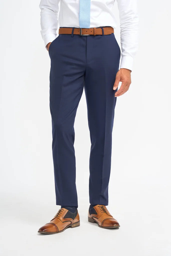 Zweiteiliger Herrenanzug – Cavani James Navy Super 130s